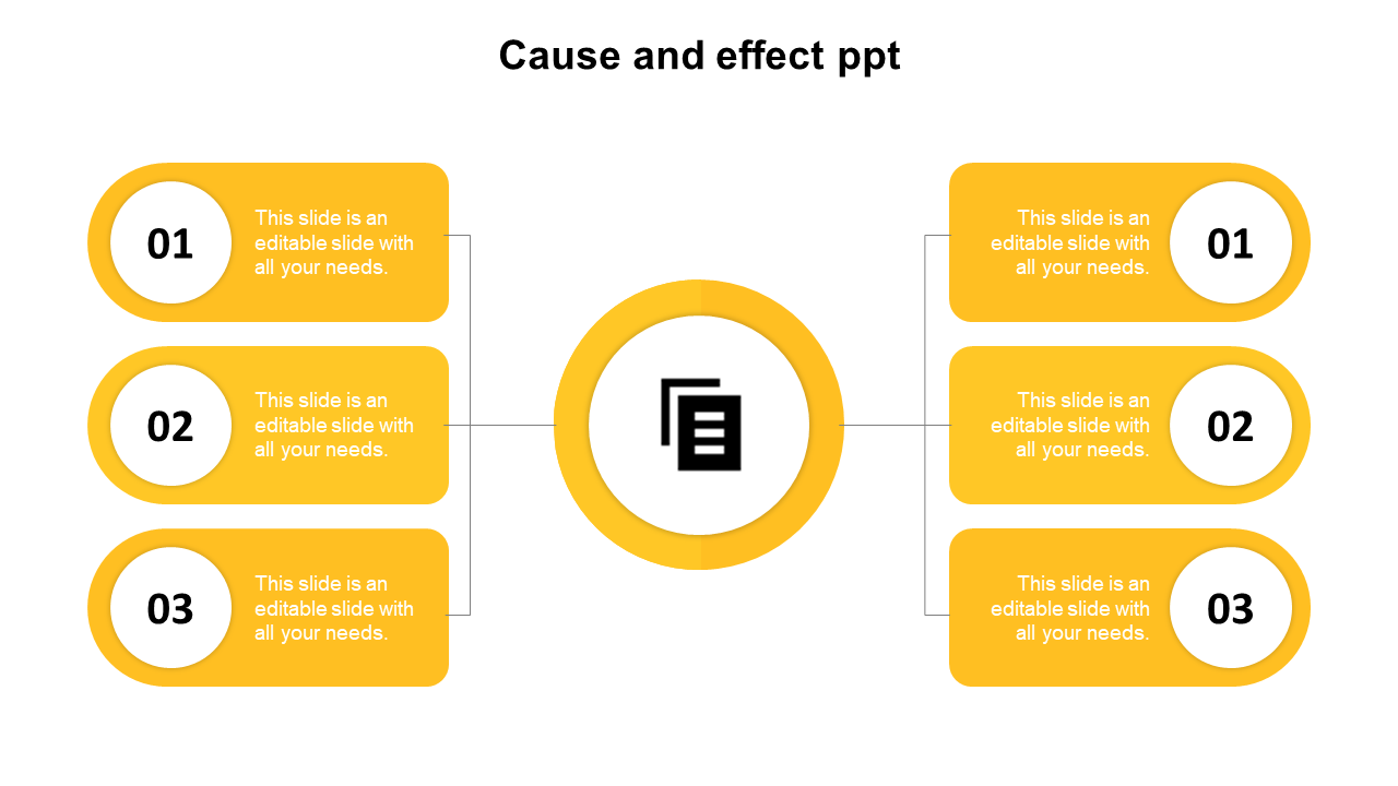 Free - Stunning Cause and Effect PPT Presentation Template Slides